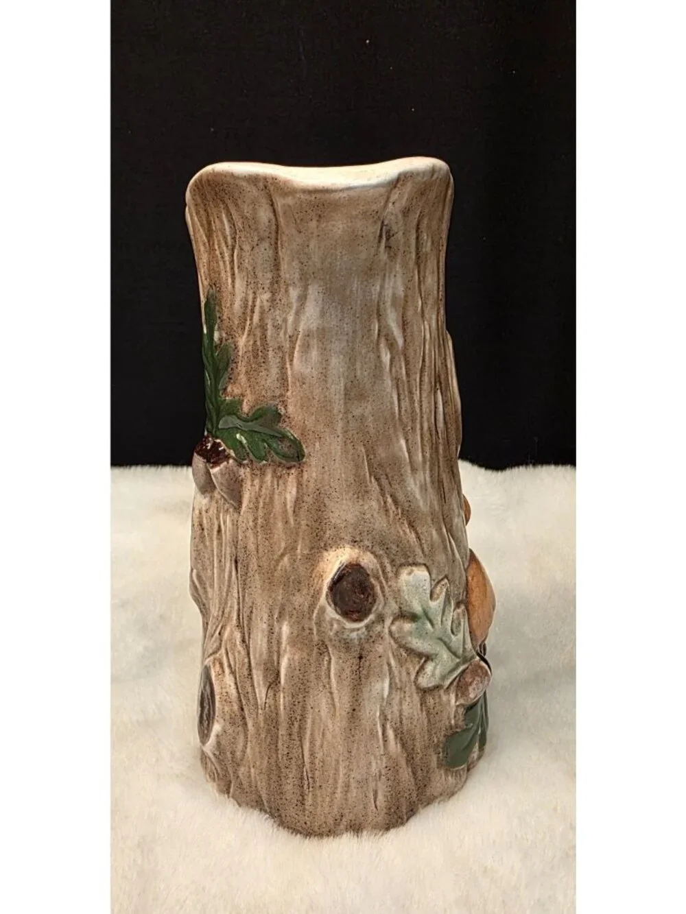 Vtg Retro Ceramic Mid-Century Cottagecore Woodland Mushroom Holland Mold Pitcher